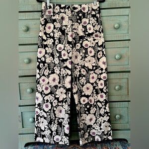Anthropologie Colette Cropped Wide-leg pants by Maeve Size 28